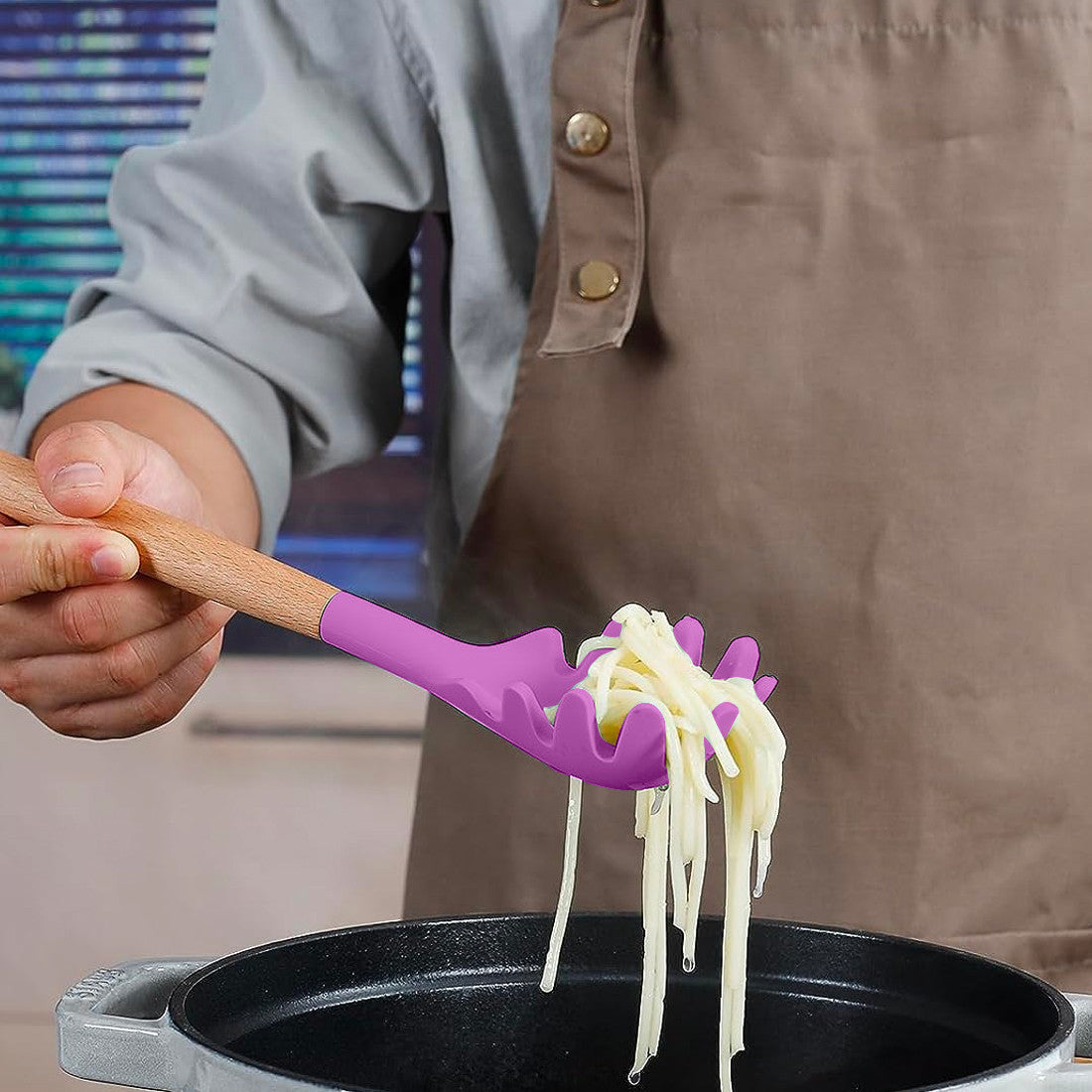 Set 12 ustensiles cuisine silicone qualité alimentaire antiadhésifs résistants