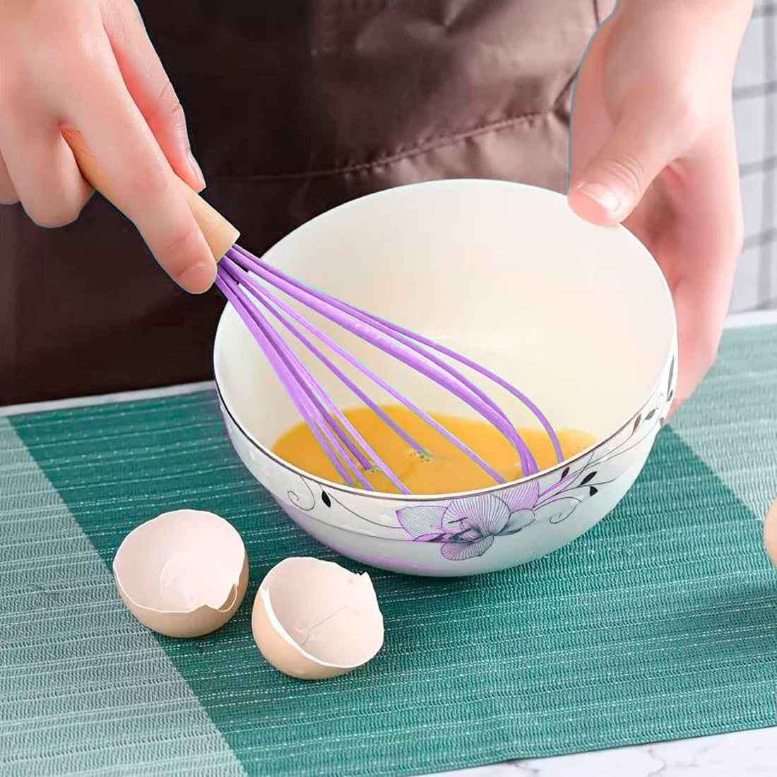 Set 12 ustensiles cuisine silicone qualité alimentaire antiadhésifs résistants