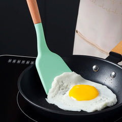 Set 12 ustensiles cuisine silicone qualité alimentaire antiadhésifs résistants
