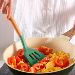 Set 12 ustensiles cuisine silicone qualité alimentaire antiadhésifs résistants