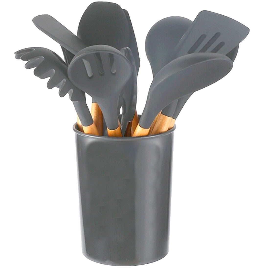 Set 12 ustensiles cuisine silicone qualité alimentaire antiadhésifs résistants