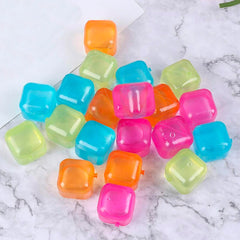Ensemble de 100 glaçons en silicone réutilisables et colorés