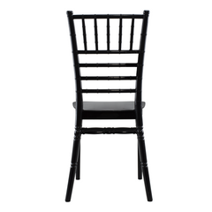 Ensemble de 6 chaises Chiavari noires au design vintage classique
