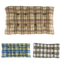 Coussin remplacement rembourré bois pour fauteuil relaxant MAS026 Motif écossais