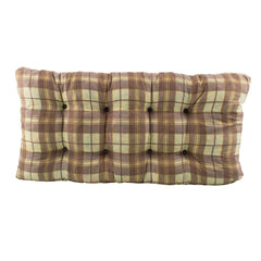 Coussin remplacement rembourré bois pour fauteuil relaxant MAS026 Motif écossais