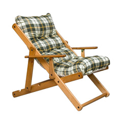 Coussin remplacement rembourré bois pour fauteuil relaxant MAS026 Motif écossais