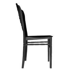 Set 4 chaises Emilia en polypropylène design pour la restauration et événements