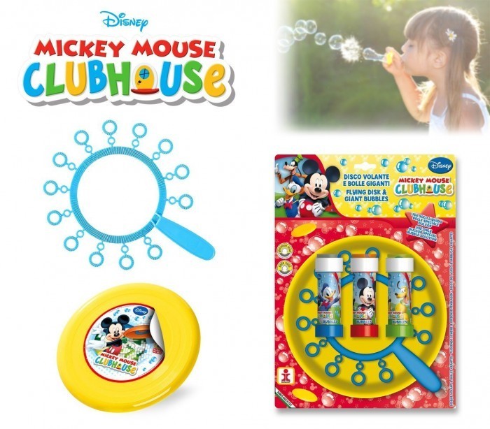 Ensemble de jouets pour les garçons et les filles (frisbee +trompettes à bulles)