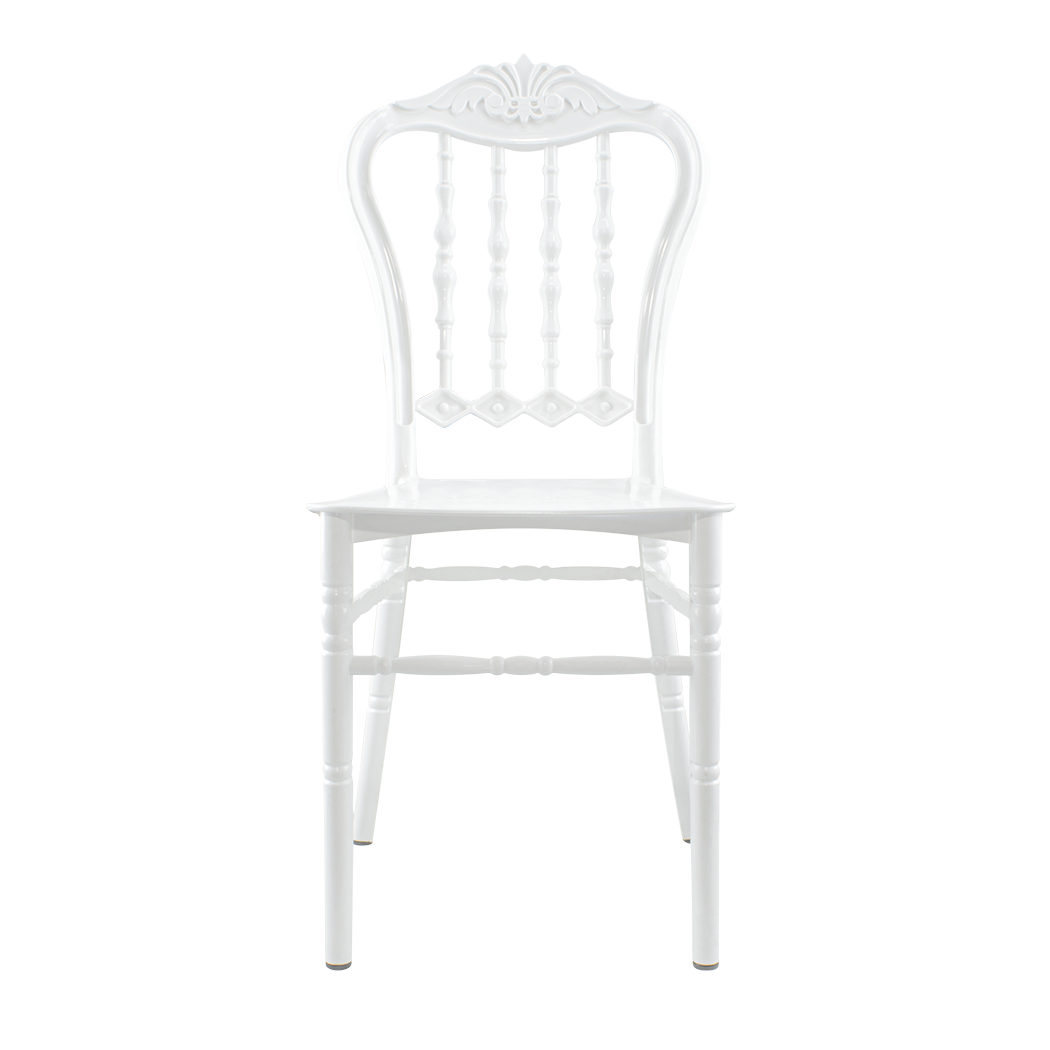 Set 6 chaises Emilia en polypropylène design pour la restauration et événements