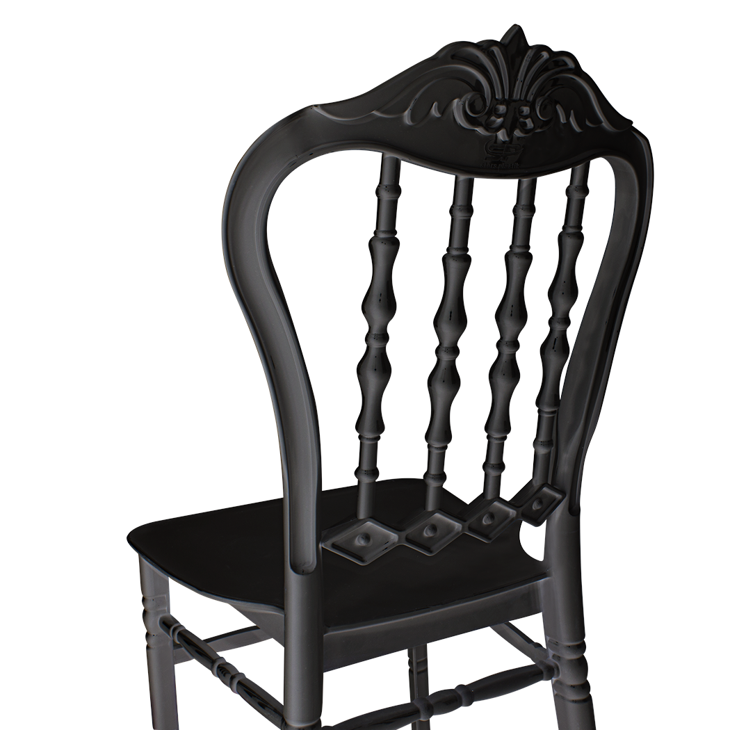 Set 6 chaises Emilia en polypropylène design pour la restauration et événements