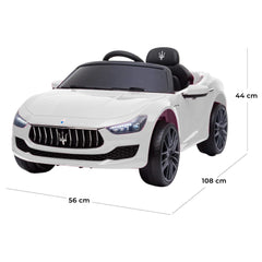 LT880 MASERATI GHIBLI voiture électrique pour enfants avec lumière LED 12V e MP3