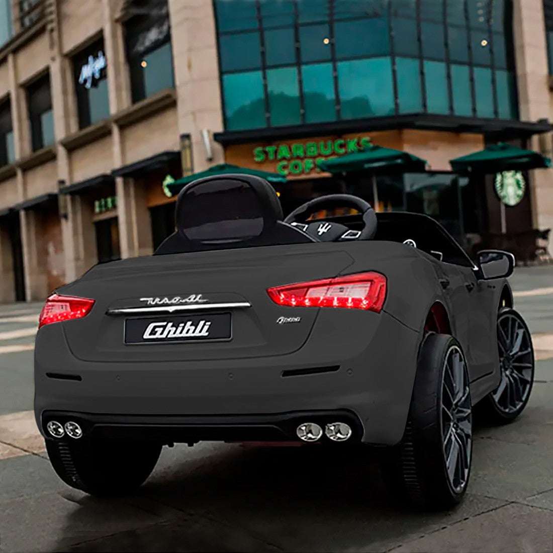 LT880 MASERATI GHIBLI voiture électrique pour enfants avec lumière LED 12V e MP3