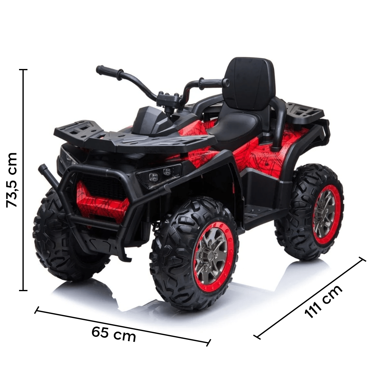 Quad électrique LT898 ATV 2.0 pour enfants avec MP3 et 4 amortisseurs