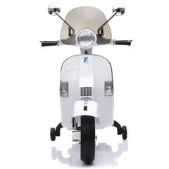 Piaggio Vespa PX 150 Full Electrique 12V pour Enfant avec coffre et paravent MP3