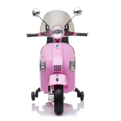 Piaggio Vespa PX 150 Full Electrique 12V pour Enfant avec coffre et paravent MP3