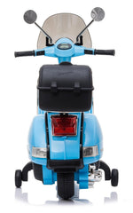 Piaggio Vespa PX 150 Full Electrique 12V pour Enfant avec coffre et paravent MP3