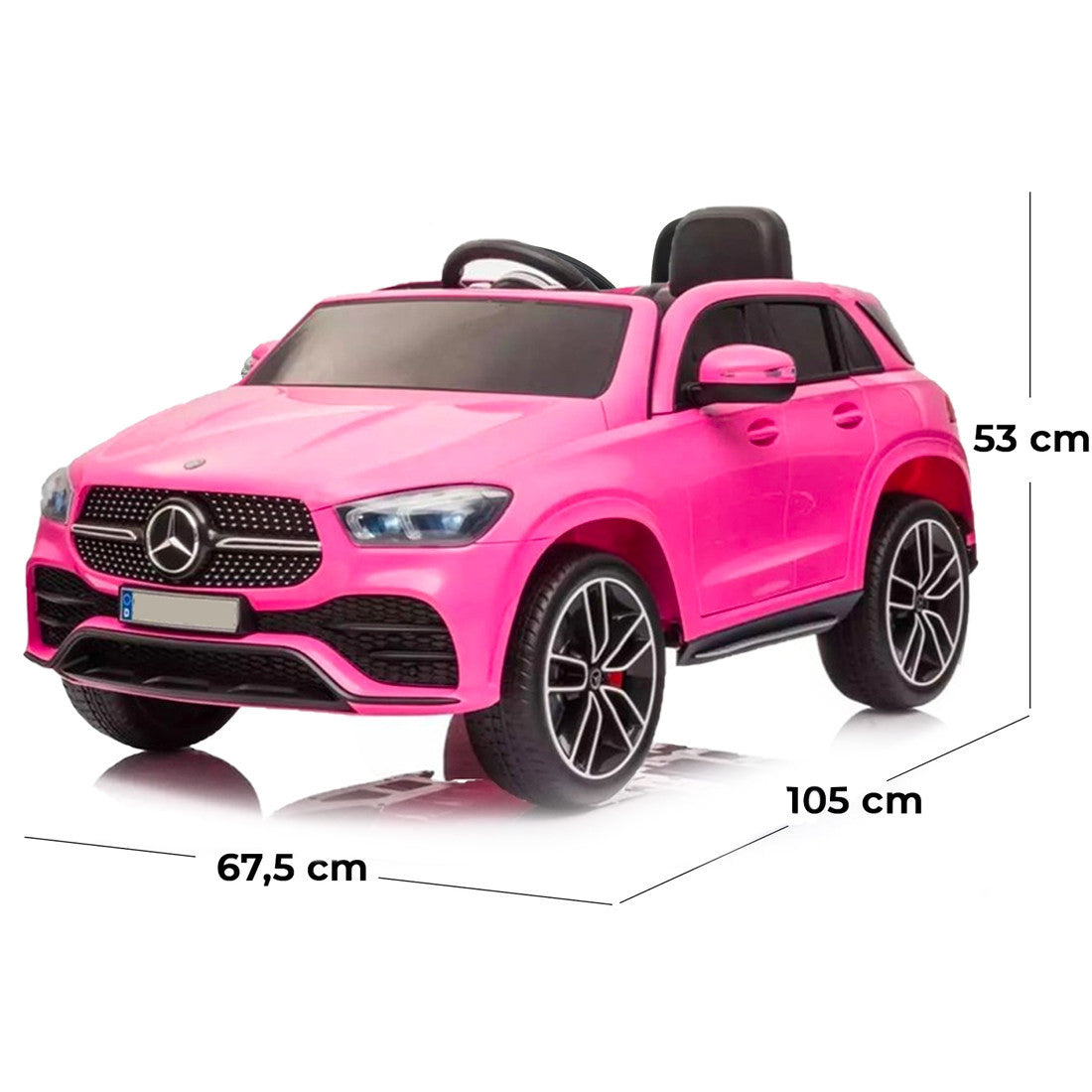 LT920 Voiture électrique pour enfants Mercedes GLE 450 télécommande MP3 et LED