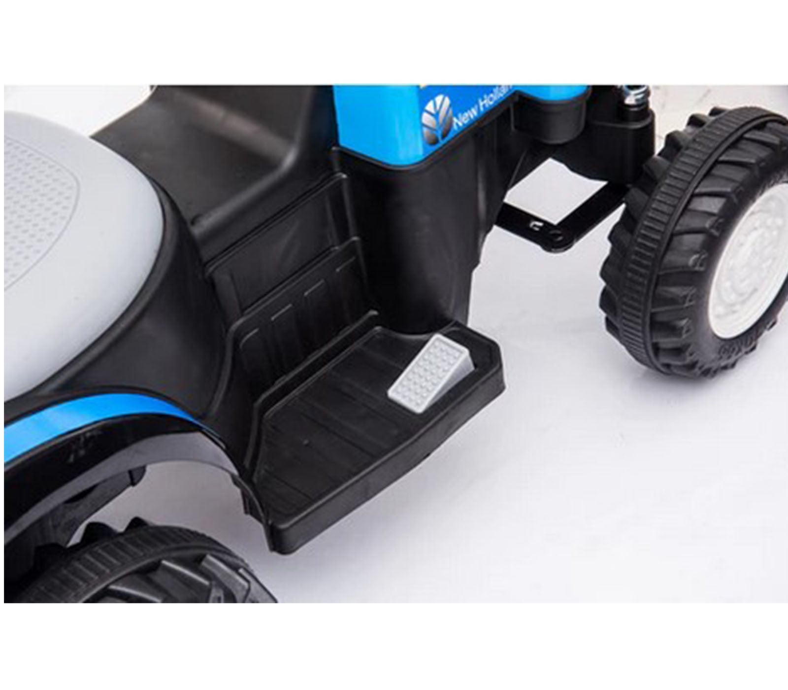 LT921 Tracteur électrique enfants New Holland Small 6V remorque lumières et sons