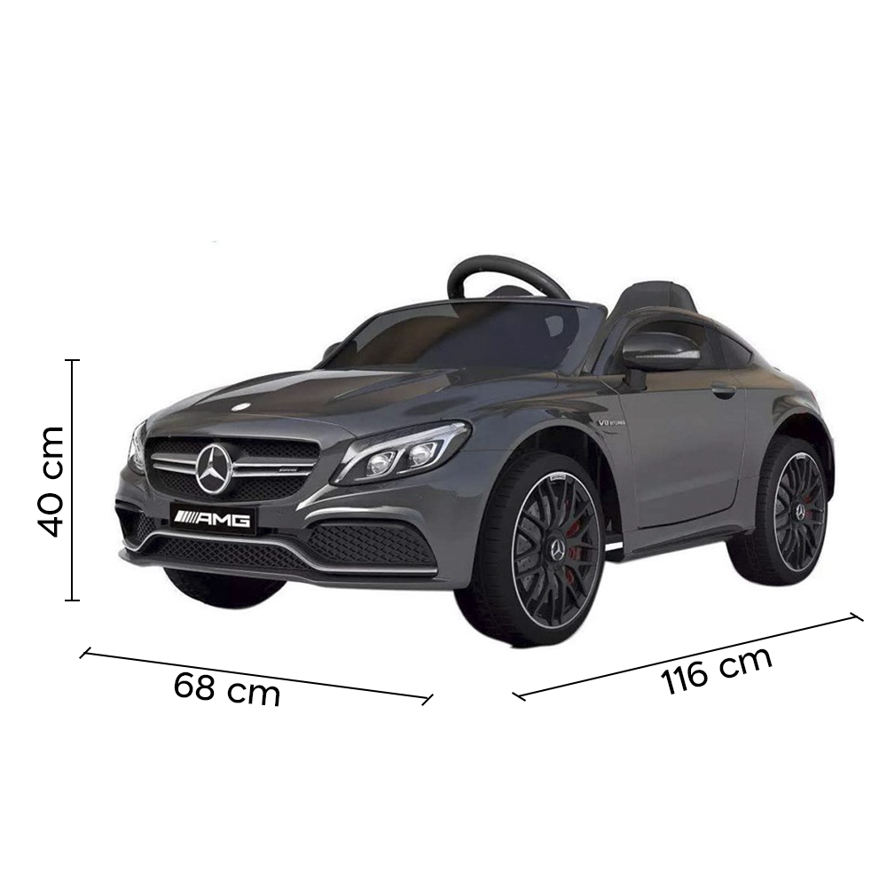 LT925 Voiture électrique enfants Mercedes C63 peinture métallisée, télécommande