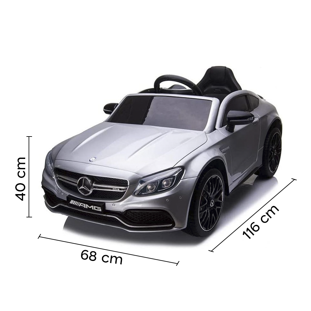 LT925 Voiture électrique enfants Mercedes C63 peinture métallisée, télécommande