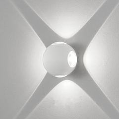 Applique mural Lampe LED Ronde 12W Angle de Lumière 120° 6500K Lumière Froide