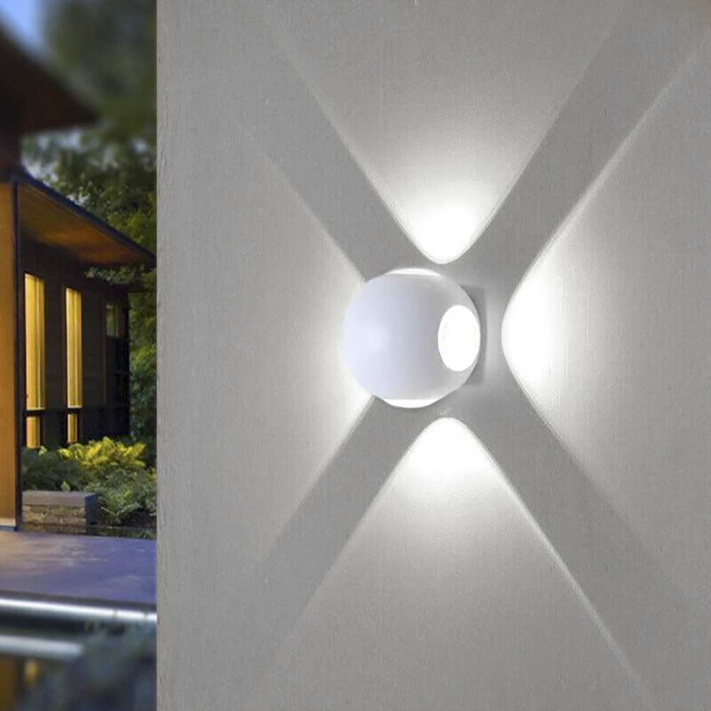 Applique mural Lampe LED Ronde 12W Angle de Lumière 120° 6500K Lumière Froide