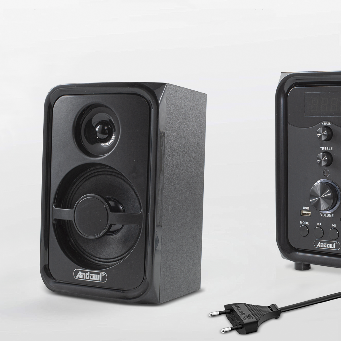 Enceintes d'ordinateur 2.1 caisson de basses 1000W Q-YX107T Connexion Bluetooth