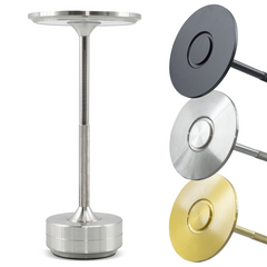 Lampe de Table 5W Rechargeable Contrôle Tactile LED Réglable Design en Aluminium