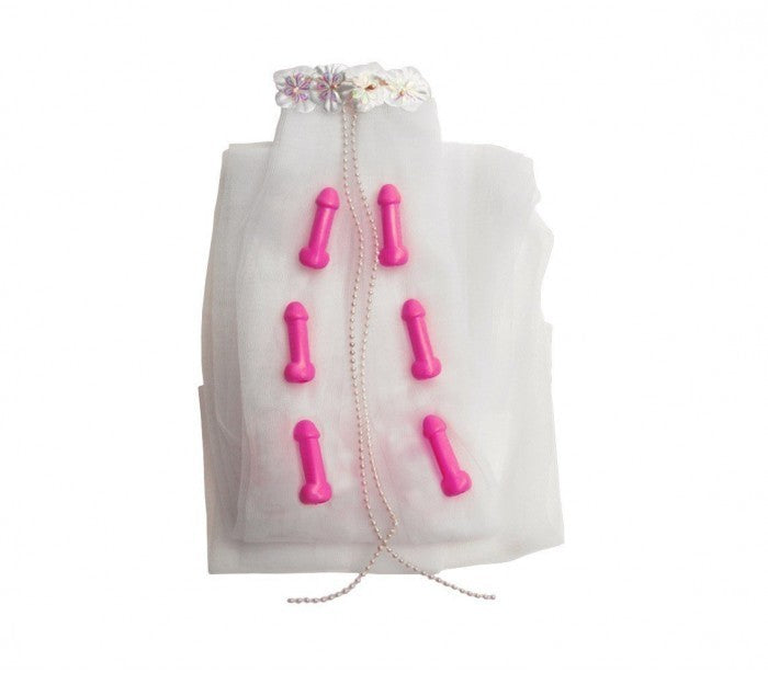 Accessoire enterrement de jeune fille (Voile avec motif pénis) 748944 