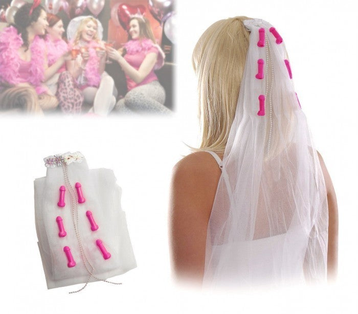 Accessoire enterrement de jeune fille (Voile avec motif pénis) 748944 