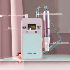 Mini ponceuse à ongles professionnelle 35000 RPM portable sans fil rechargeable