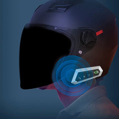 Kit d'appel sans fil pour casque de moto avec écouteurs Bluetooth étanches