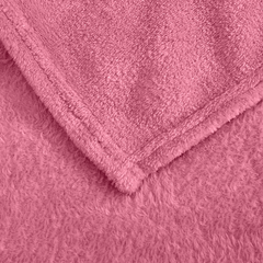 Couverture lisse pour lit matrimonial Barcelone 210x240cm, en peluche très douce
