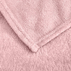 Couverture lisse pour lit matrimonial Barcelone 210x240cm, en peluche très douce