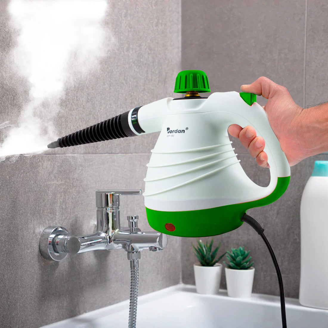 Nettoyeur à vapeur électrique 400ml JCP-302 Multifonction 9-1 Vaporisateur 1050W