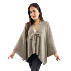 Châle avec cordon pour femme doux chaud pour l'hiver à la maison taille unique