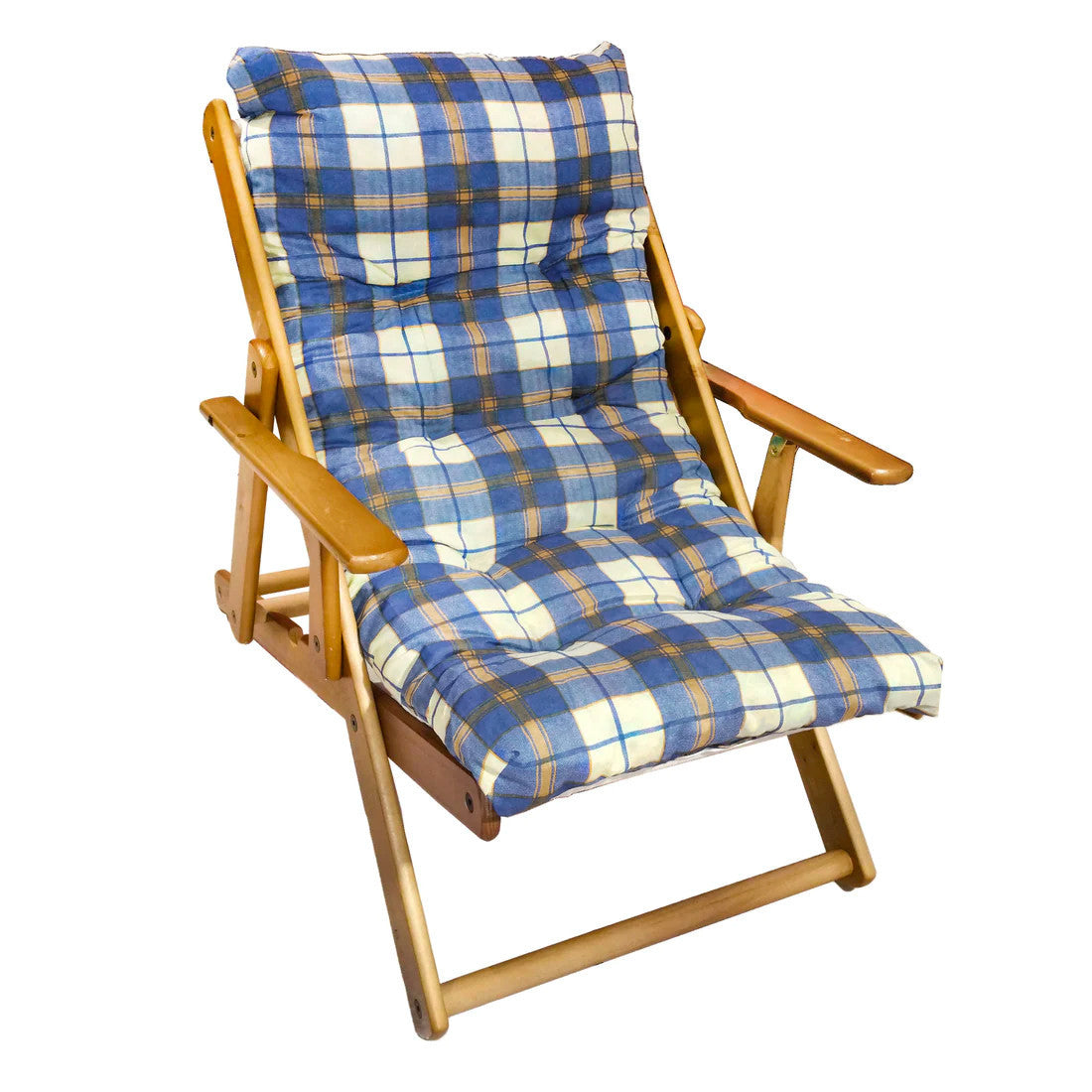 MAS011 Fauteuil inclinable en hêtre Amalfi ArtLegno 108x65x60cm 2 couleurs