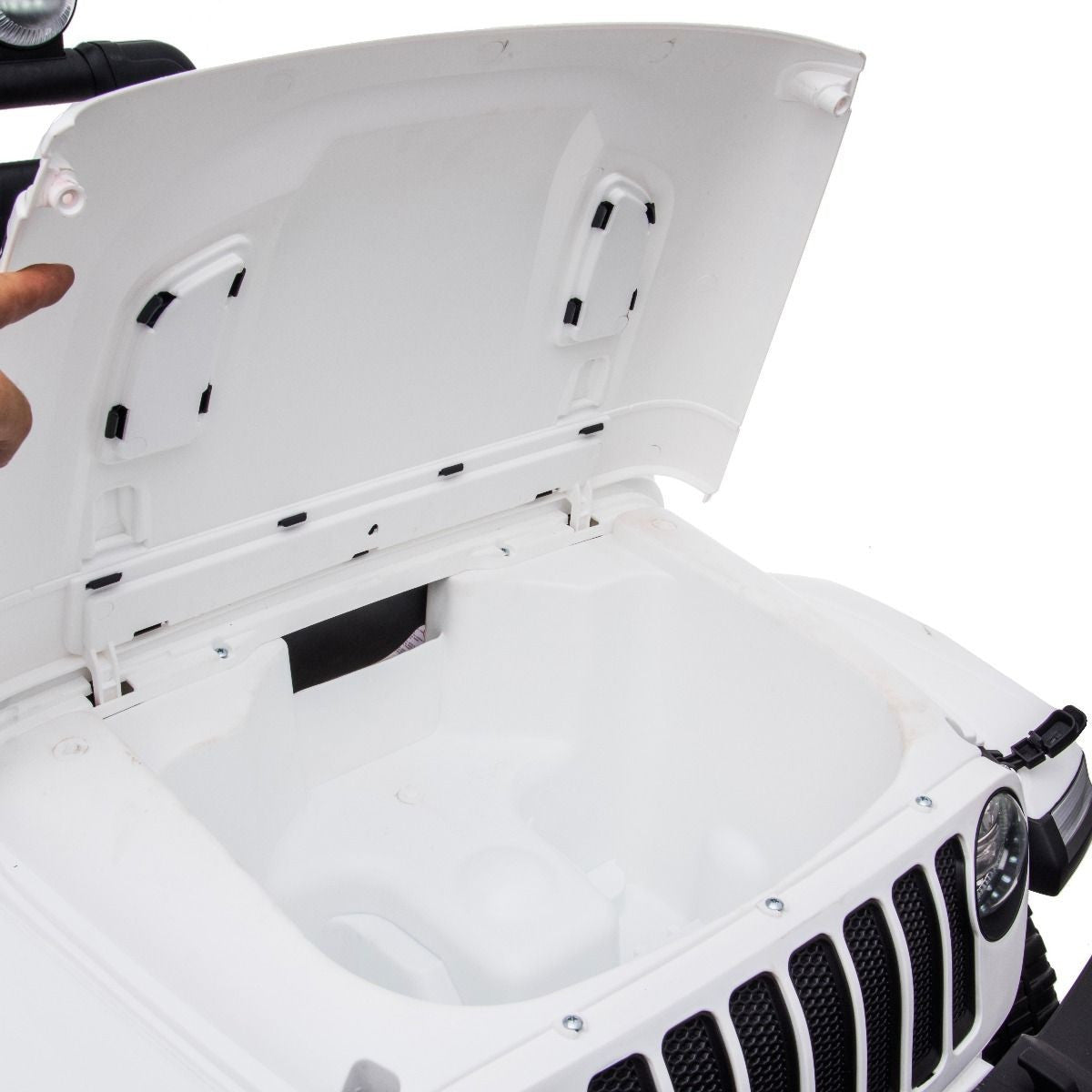 Jeep Wrangler pour enfants 12V BIPOSTO télécommandé lumières et sons écran MP4