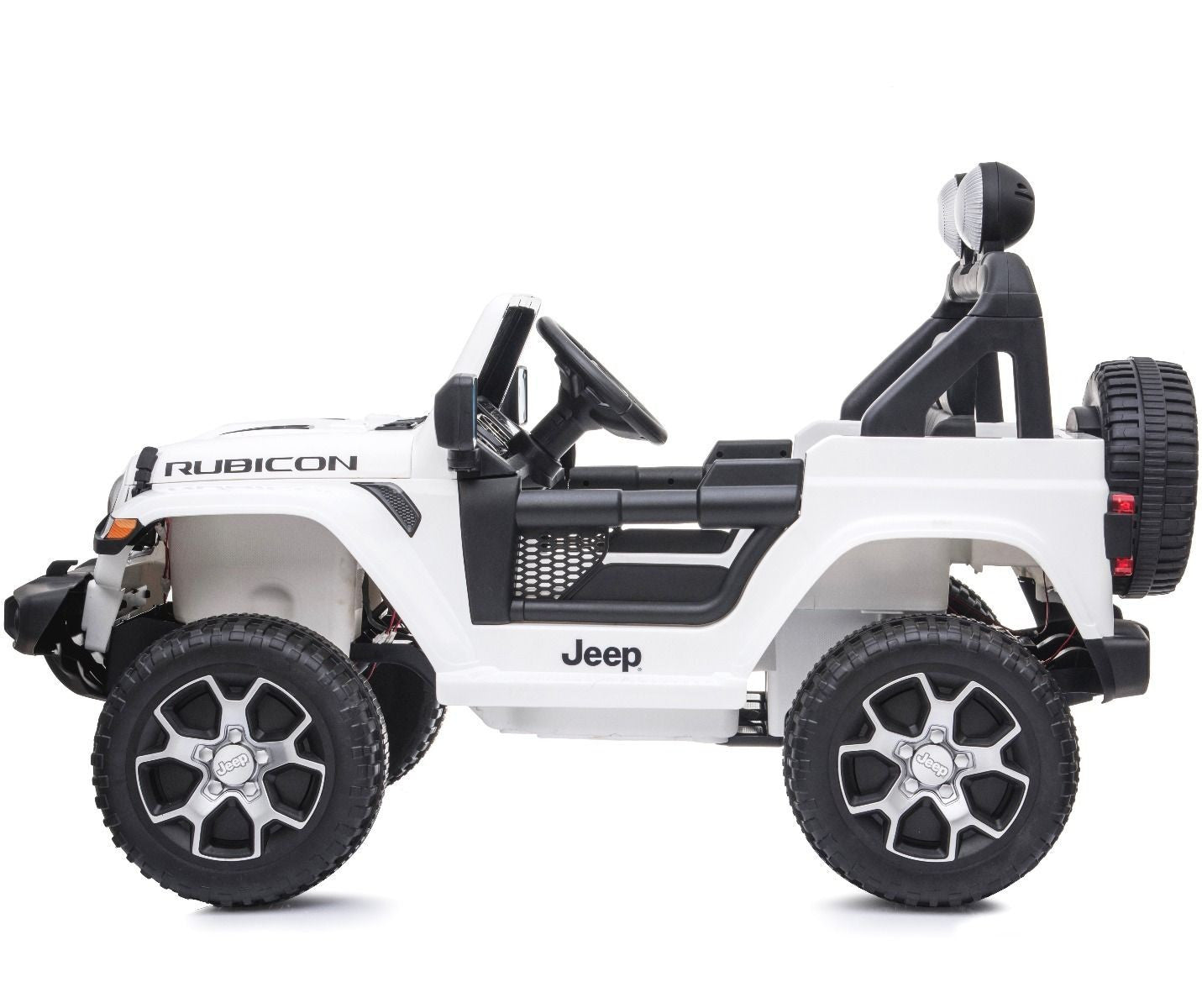 Jeep Wrangler pour enfants 12V BIPOSTO télécommandé lumières et sons écran MP4