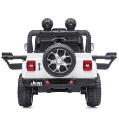 Jeep Wrangler pour enfants 12V BIPOSTO télécommandé lumières et sons écran MP4