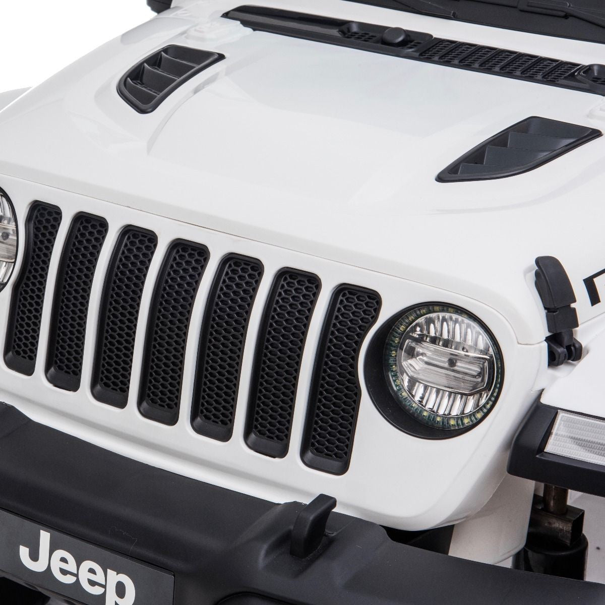 Jeep Wrangler pour enfants 12V BIPOSTO télécommandé lumières et sons écran MP4