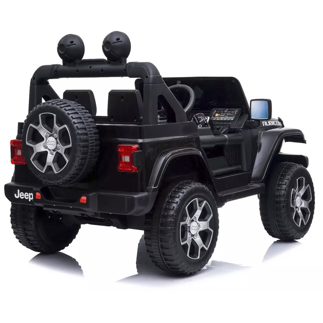 Jeep Wrangler pour enfants 12V BIPOSTO télécommandé lumières et sons écran MP4