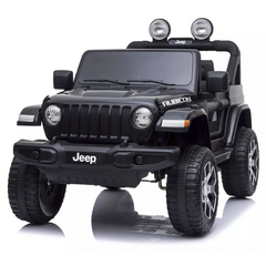 Jeep Wrangler pour enfants 12V BIPOSTO télécommandé lumières et sons écran MP4