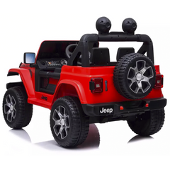 Jeep Wrangler pour enfants 12V BIPOSTO télécommandé lumières et sons écran MP4