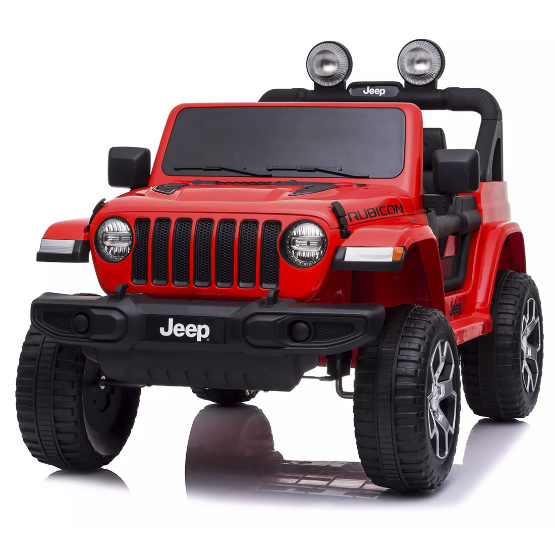 Jeep Wrangler pour enfants 12V BIPOSTO télécommandé lumières et sons écran MP4