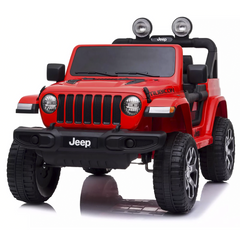Jeep Wrangler pour enfants 12V BIPOSTO télécommandé lumières et sons écran MP4