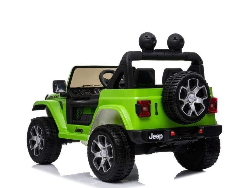Jeep Wrangler pour enfants 12V BIPOSTO télécommandé lumières et sons écran MP4