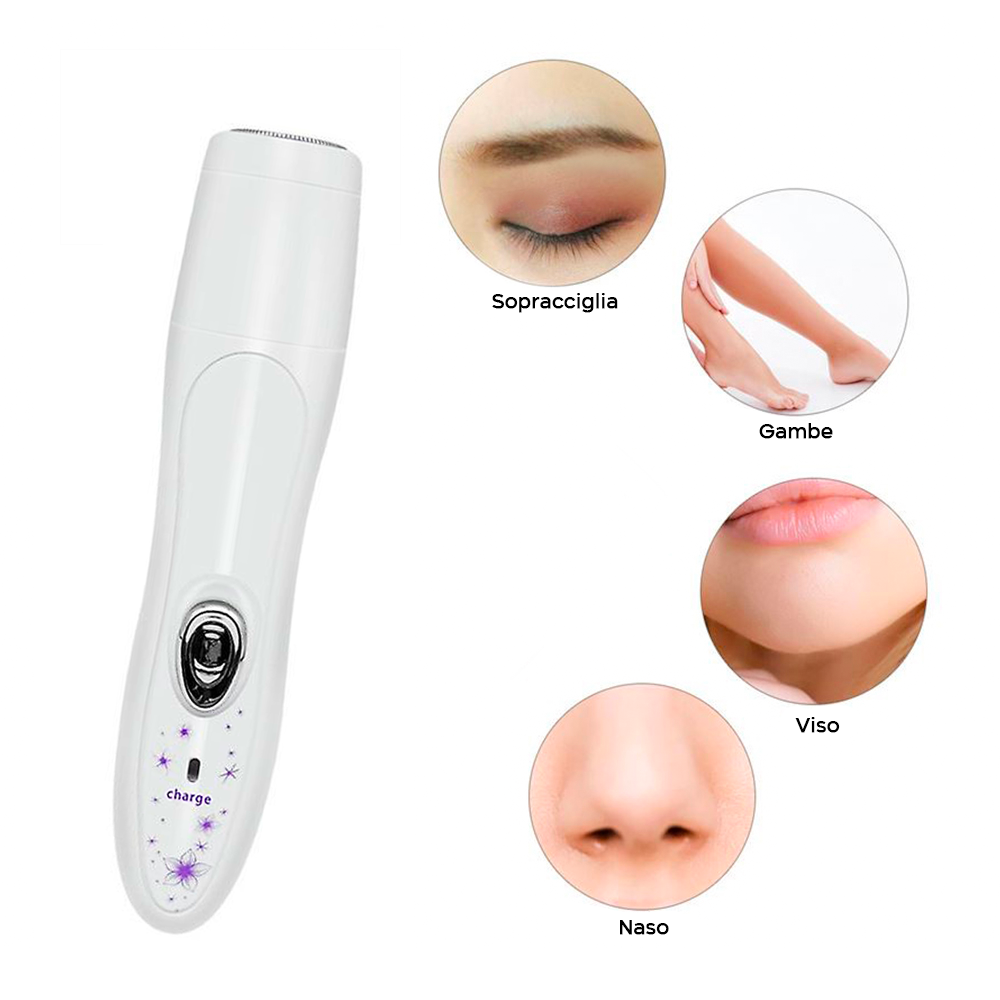 Épilateur 4-en-1 pour Femmes - Rasoir Facial et Corporel Rechargeable