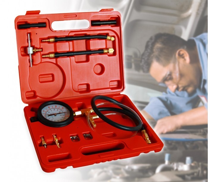 Kit de contrôle de la pression des systèmes d'injection de carburant (10 pièces)