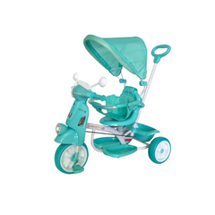 Tricycle pour enfants Deluxe LT917 Siège pivotant Lumières sons Pare-soleil
